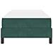 Letto box spring con materasso Verde Scuro 90 x 190 cm Velluto - Foto miniatura 7
