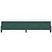 Letto box spring con materasso Verde Scuro 90 x 190 cm Velluto - Foto miniatura 8
