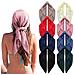 Foulard Quadrato Multifunzionale In Finta Seta: Accessorio Di Stile Versatile Blue - Foto miniatura 2