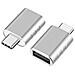 Adattatore Otg Da Type-c A Usb - Convertitore Ad Alta Velocità 10gbps Per Telefoni E Computer Silver - Foto miniatura 2
