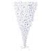 Albero di Natale artificiale Bianco 240 cm PVC e Acciaio - Foto miniatura 3