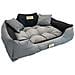 100x75 cm KINGDOG Cuccia per cani impermeabile personalizzabile Grigio scuro - Foto miniatura 2