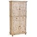 Armadio In Legno Beige Fatto A Mano 85x40x180h Cm - Foto miniatura 1