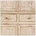 Armadio In Legno Beige Fatto A Mano 85x40x180h Cm - Foto miniatura 7