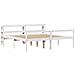Letto Anziani con Testiera Bianco 180x200cm Legno Massello Pino - Foto miniatura 3