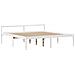 Letto Anziani con Testiera Bianco 180x200cm Legno Massello Pino - Foto miniatura 7