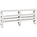 Letto Anziani con Testiera Bianco 180x200cm Legno Massello Pino - Foto miniatura 8