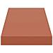Scaffale da parete 2 pcs Rosso 60 x 23 x 4 cm Legno multistrato - Foto miniatura 8