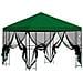 Gazebo da giardino con pareti laterali 3 x 3 m Verde - Foto miniatura 4