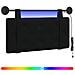 Testiera sospesa Con luce LED Nero Velluto - Foto miniatura 1