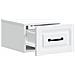Mobiletto da notte a muro 2 pcs Bianco 34,5 x 33 x 20 cm - Foto miniatura 4