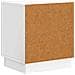 Comodino Bianco Lucido 43 x 34,5 x 47 cm Legno ingegnerizzato - Foto miniatura 6