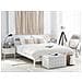 Letto In Legno Con Rete A Doghe Bianca 180 X 200 Cm Giulia - Foto miniatura 1