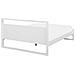 Letto In Legno Con Rete A Doghe Bianca 180 X 200 Cm Giulia - Foto miniatura 8