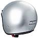 Casco Moto Jet Cafe Racer Omologato Ece 22-05 Parasole Scooter Argento M - Foto miniatura 2