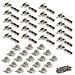 1011807 Kit Cerniera Collo Alto Con Scodellino Ø35mm 100chiusura Soft E Basetta Euro Con Regolazione Eccentrica, Set Di 20 - Foto miniatura 1