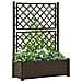 Fioriera da Giardino con Graticcio 100x43x142 cm PP Moca - Foto miniatura 1