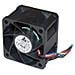 PWM Fan, Computer case, Ventilatore, 1U, Plastica, 40 x 40 x 28 mm, 4-pin - Foto miniatura 1