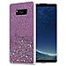Custodia Compatibile Con Samsung Galaxy S8 Plus In Viola Con Glitter - Coperchio Protettivo In Silicone Tpu Flessibile Con Glitter Scintillanti - Foto miniatura 1