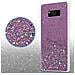 Custodia Compatibile Con Samsung Galaxy S8 Plus In Viola Con Glitter - Coperchio Protettivo In Silicone Tpu Flessibile Con Glitter Scintillanti - Foto miniatura 5