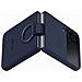 Cover Silicone Con Anello Samsung Ef-pf721tnegww Per Galaxy Z Flip4 Sm-f721b Navy - Foto miniatura 4