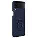 Cover Silicone Con Anello Samsung Ef-pf721tnegww Per Galaxy Z Flip4 Sm-f721b Navy - Foto miniatura 8