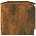 Mobile Tv Rovere Fumo 140x40x35,5 Cm In Legno Multistrato - Foto miniatura 4