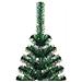 Albero Di Natale Artificiale Punte Iridescenti Verde 240 Cm Pvc - Foto miniatura 7