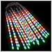 Luci Meteoriche 20pz 30cm Colorate 480 LED Interni Esterni - Foto miniatura 2