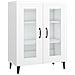 Credenza Bianca 69,5x34x90 Cm In Legno Multistrato - Foto miniatura 2