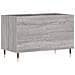 Mobile Porta Dischi Grigio Sonoma 74,5x38x48 Legno Multistrato - Foto miniatura 1