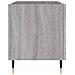 Mobile Porta Dischi Grigio Sonoma 74,5x38x48 Legno Multistrato - Foto miniatura 4