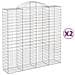 Cesti Gabbioni Ad Arco 2 Pz 200x50x200/220 Cm Ferro Zincato - Foto miniatura 2