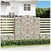 Cesti Gabbioni Ad Arco 2 Pz 200x50x200/220 Cm Ferro Zincato - Foto miniatura 1