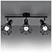 Sollux Lighting Lampada Da Soffitto Artemis 3 Nero Sl.1107 - Moderno Lampade Da Soffitto Nero 19x52x17 Cm - Foto miniatura 3