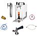 Set Completo - Spillatore Birra Con Pompa A Membrana - Pygmy 20/k, Dispenser Birra, Macchina Per Birra 1-linea, 25 Litri /h - Incl. Torre Di Erogazione, Green Line, Keg:type D - Foto miniatura 1