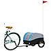 Rimorchio Da Bici Nero E Blu 30 Kg In Ferro - Foto miniatura 4