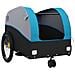 Rimorchio Da Bici Nero E Blu 30 Kg In Ferro - Foto miniatura 10