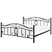 Letto Metallo Antlia 140 X 200 Cm Nero - Foto miniatura 3