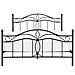 Letto Metallo Antlia 140 X 200 Cm Nero - Foto miniatura 7