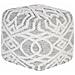 Pouf Bhilwara Cotone Grigio - Foto miniatura 5