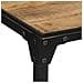 Tavolo da Bar 110x55x107 cm in Legno Grezzo Massello di Mango - Foto miniatura 4