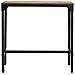 Tavolo da Bar 110x55x107 cm in Legno Grezzo Massello di Mango - Foto miniatura 5