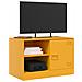 Mobili Tv 2 Pz Giallo Senape 67x39x44 Cm In Acciaio - Foto miniatura 3