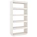 Lusso Casadino -  Libreria/divisorio Bianco 80x35x167 Cm In Massello Di Pino - Foto miniatura 1