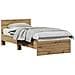 Struttura Letto senza Materasso e Testiera Rovere Artigianale 90x200 cm - Foto miniatura 1