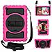 Custodia Per Samsung Tab A 10.4” Con Supporto E Tracolla Rosa - Foto miniatura 3
