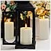 Set Di 6 Candele Led Senza Fiamma Con Telecomando, A Batteria, Luce Bianca Calda - Foto miniatura 5