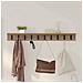 Appendiabiti a muro rovere artigianale 100 x 10.5 x 10.5 cm - Foto miniatura 2
