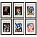 Set Di 6 Stampe Illustrazioni Artistiche Di Pablo Picasso Collezione Di Luci E Ombre Di Dipinti Decorativi Nella Galleria D'arte A3 Cornice Nera - Foto miniatura 1